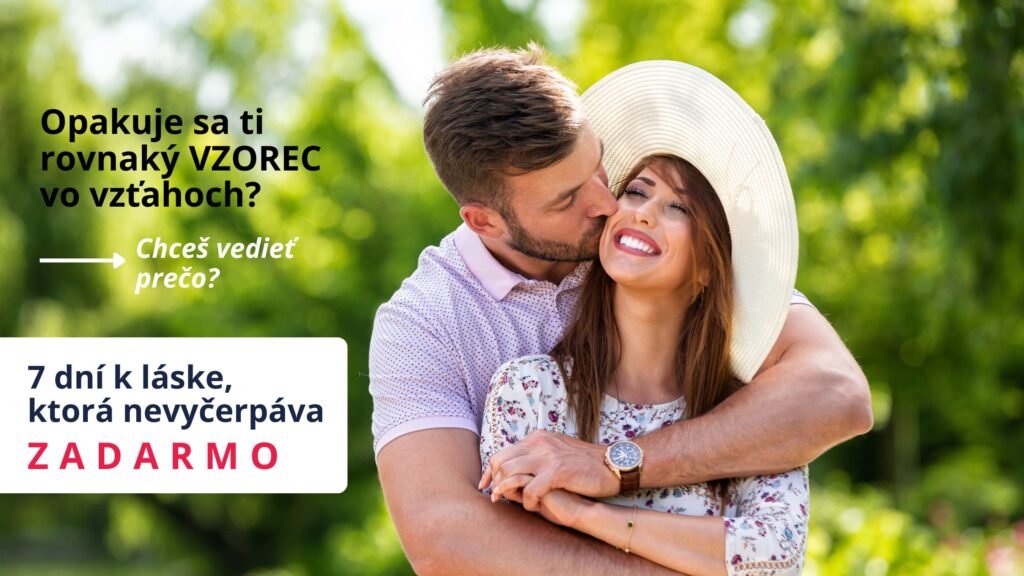 Upútavka na e-mailovú sériu zadarmo, pomocou ktorej odkalíš svoje vzorce správania vo vzťahoch, ktoré ti bránia zažívať lásku, ktorá nevyčerpáva.